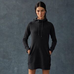 knee length dresses for ladies Grey Hooded Sport Suit main image 1